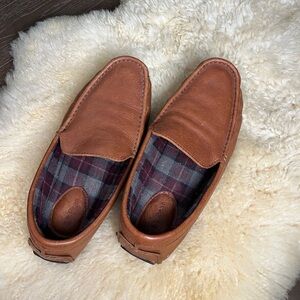 L.L. Bean Men's Brown Leather Slip-On Loafers